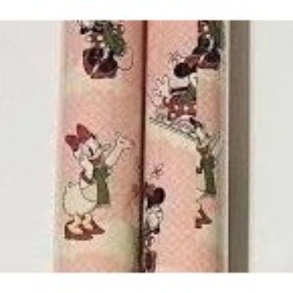 Mickey Minnie Birthday Christmas Present Gift Wrapping Paper 20 SqFT Folded - Picture 2 of 3